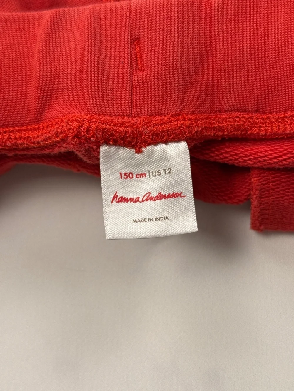 Hanna Andersson Red Casual Jogger Pants Relaxed Fit - Boys Kids Size 12